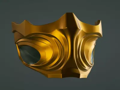Inspired by Scorpion from Mortal Kombat 1 3D print model