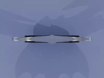 Tactical Combat Punch dagger Game Ready Low Poly Weapon 3D Model Low-poly 3D model