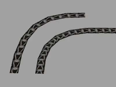 Chain Lowpoly Texture Low-poly 3D model