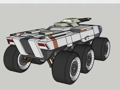 Mako MassEffect Low-poly 3D model