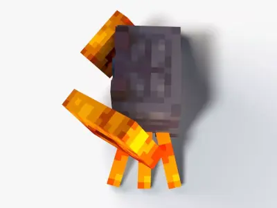 Minecraft Crab Low-poly 3D model