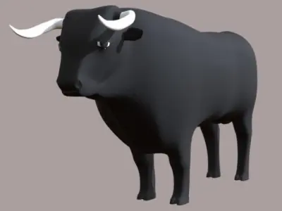 Bull 3D Free 3D model