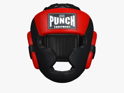 Boxing Headgear Sparring Protection Punch Equipament 3D model