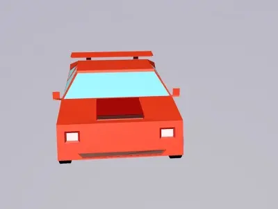 Racing car Free 3D model