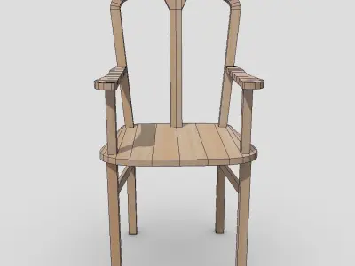 CC0 - Chair 8 Free low-poly 3D model
