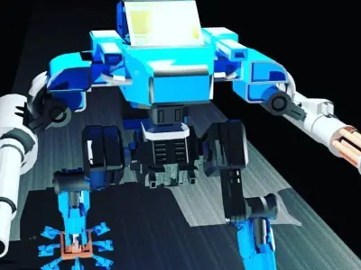 Mechanical Robot V1 3D model