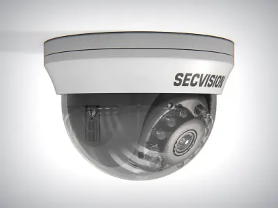 Security Camera 01 PBR Low-poly 3D model