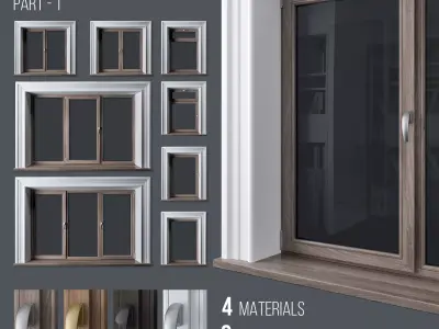 Window Collection Part 1 3D model