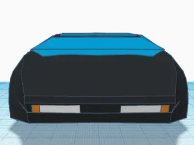 1992 Vector W8 Free 3D model