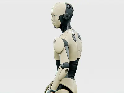 ANDROID M-3000  Rigged for Unreal Engine - Unity - MIXAMO  3D model