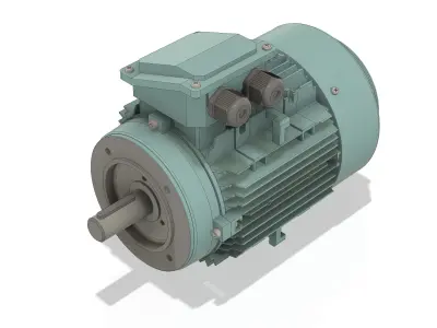 3 Phase AC induction motors - Frame size 100 3D model