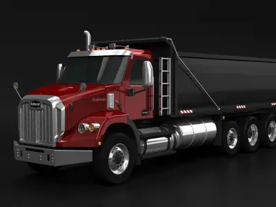 Autocar Construction Collection 3D model