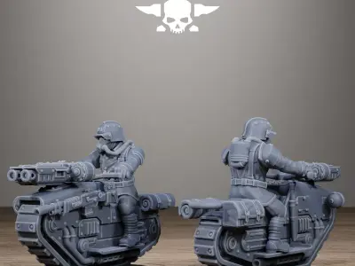 Grimguard War Treader 3D print model