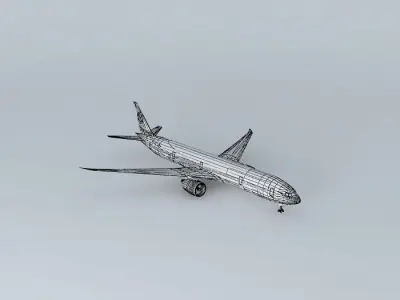 QuantumAir Boeing 777-300ER Free 3D model
