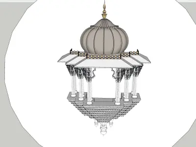 indian jodhpuri stone jharokha 3d modal 3D model