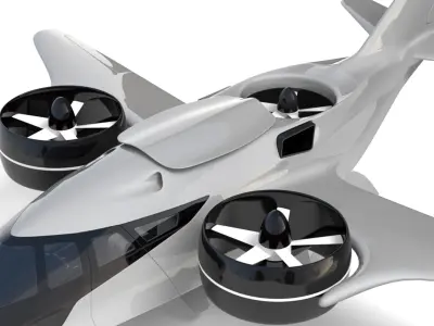 Ducted Fan for Aircraft 3D model