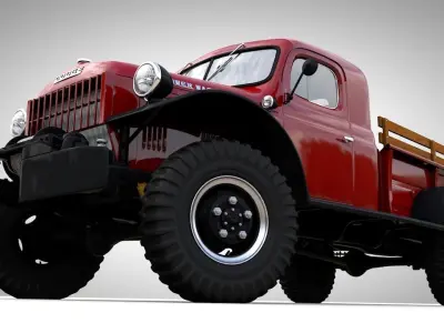 DODGE POWER WAGON X-CAB 1946 3D model