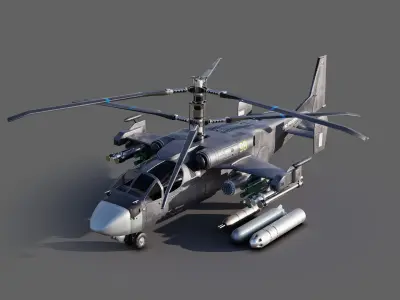 Kamov ka-52 Alligator 3D model