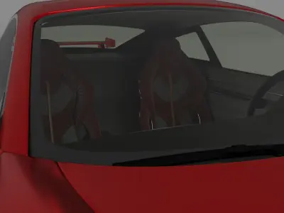 Luxury car Porshe 911 Carrera 4s based on a real car Free 3D model