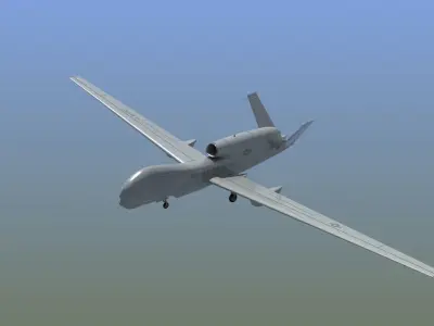RQ-4 Global Hawk Drone 3D model