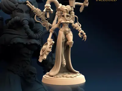 Techno Cog Oracle B 32mm and 75mm 3D print model