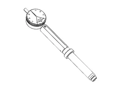 Digital Depth Gauge Special Custom Version 3D model