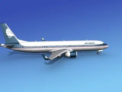Boeing 737-900ER Aeroperu 3D model