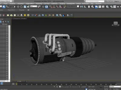 Engine jet  3D model