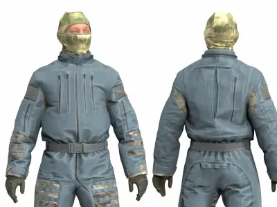 FORT Voin Protective Suit FSB Low-poly 3D model