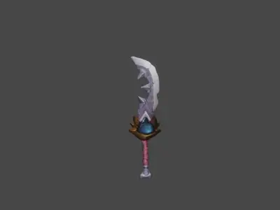 Zeloeman Sword A 33 Low-poly 3D model