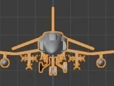 F-4 Phantom II Wannabe 3D model