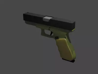 glock-18 gun Free 3D model