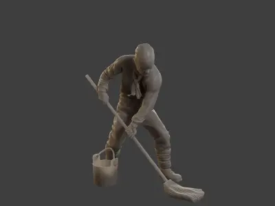 1900 Antartic Sailor ANS1 013 3D print model