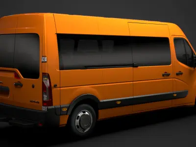 Opel Movano L3H2 Minibus 2020 3D model