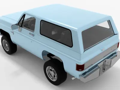  Chevrolet Blazer K5 1989 3D model