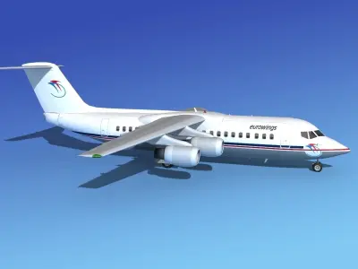 BAe 146-300 Eurowings 3D model