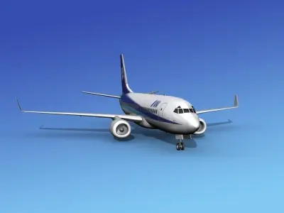 Boeing 737-700ER All Nippon Airways 3D model