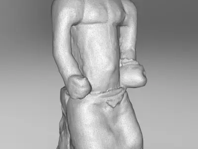Nigerian figurine statue 3D print model