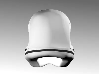 First Order Stormtrooper Helmet Free low-poly 3D model