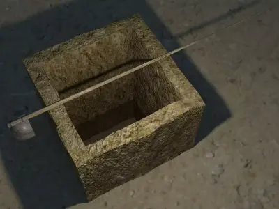 Maldivian Old Well 3D model