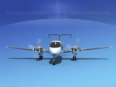 Beechcraft C-12J Huron China 3D model