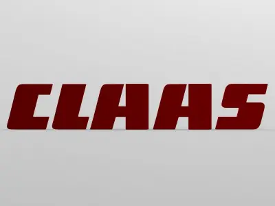 claas logo 3D model