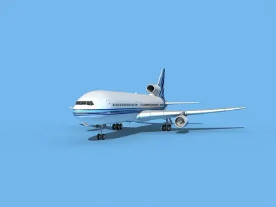 Lockheed L-1011 TriStar Corporate 3 3D model