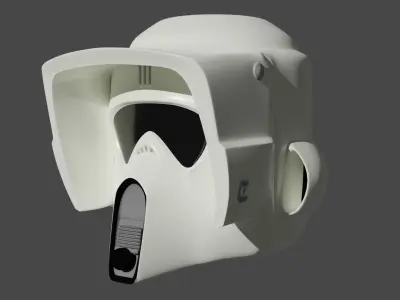 Scout Trooper Helmet 3D model