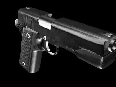 Soft Army - Imbel GC MD1 9mm Low-poly 3D model