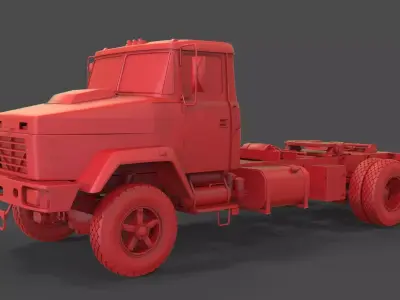 Kraz 5133 3D print model