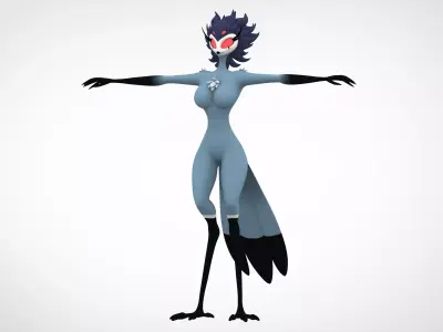 Fem Stolas 3D model