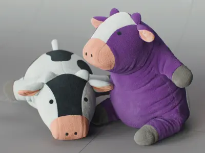 Plush Cow 3D model