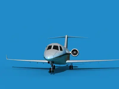 Cessna Citation C700 Longitude V10 3D model