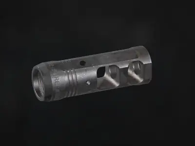 PROCOMP-762 Muzzle Brake Low-poly 3D model